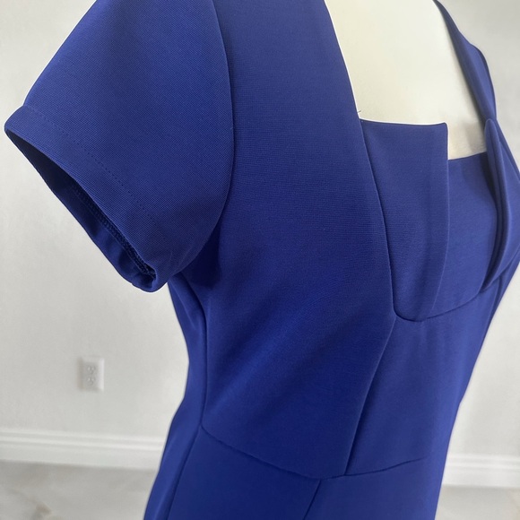Royal Blue Women's Dress - Picture 3 of 5